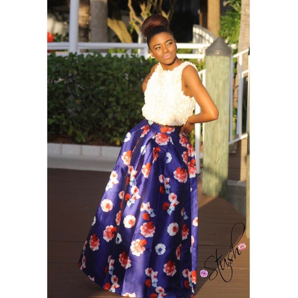 Floral Maxi Skirt